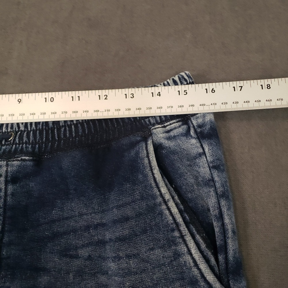 Banana Republic Joggers Mens S Blue‎ Acid Wash Elastic Waist Drawstring - Picture 8 of 9